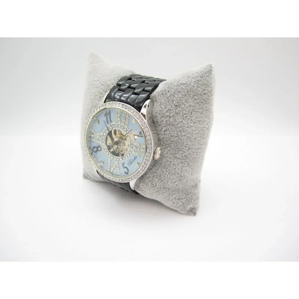 Women Breda Mechanical‎ WR Analog 42mm Dial Causal Round Watch (G68)